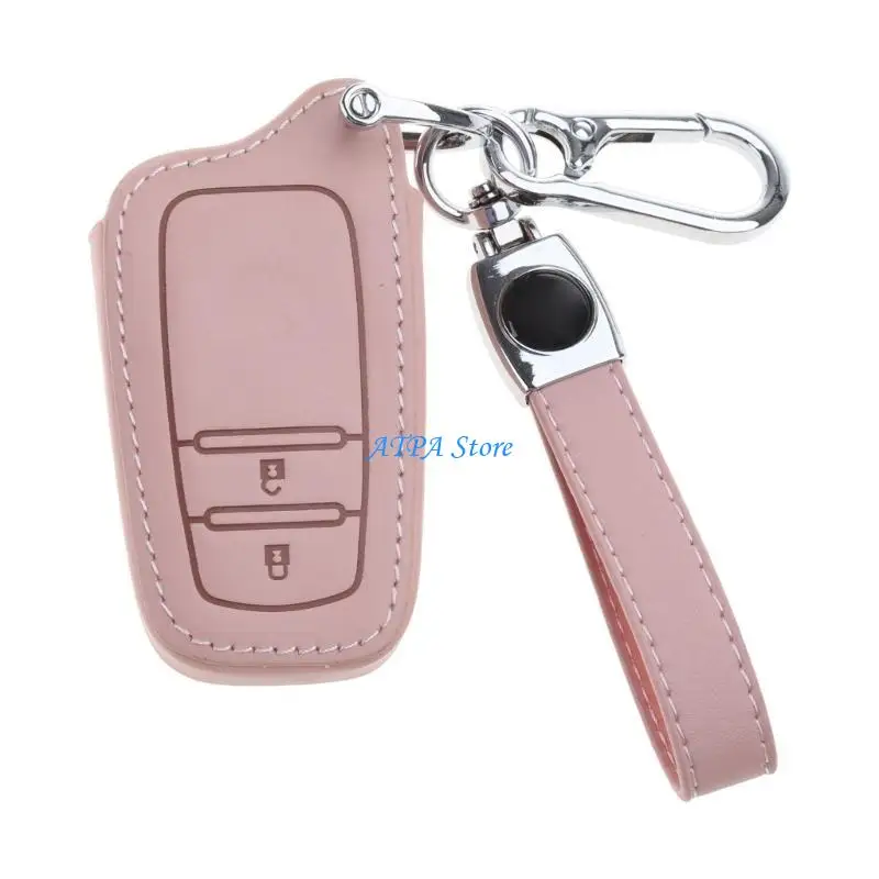 U13C Leather Fully for Protection Keychain For C-HR CHR Prado Accessorie
