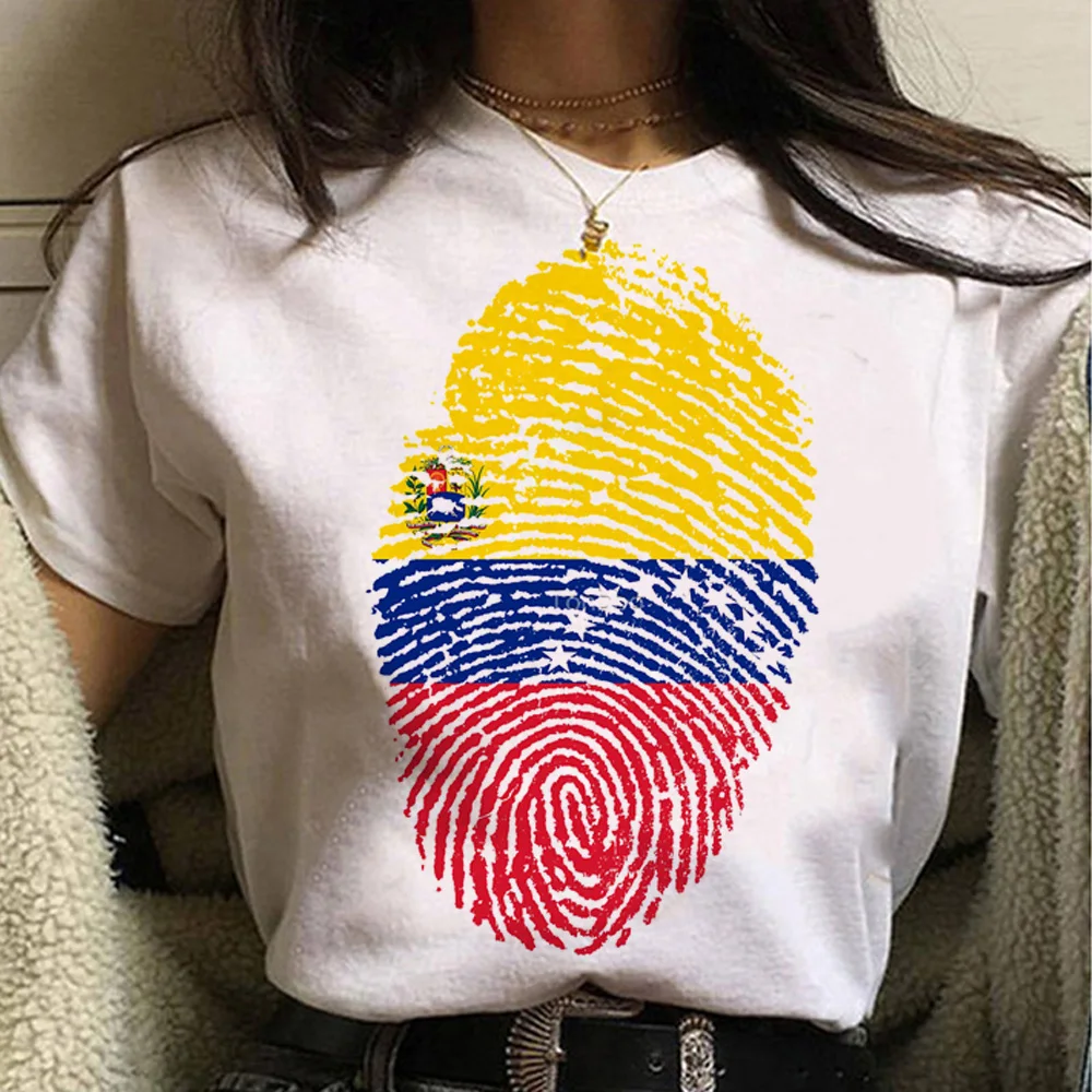 Venezuela tshirt women harajuku funny graphic top female harajuku funny clothes