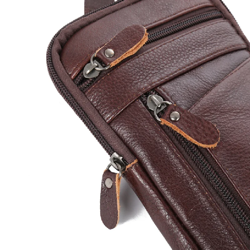 Vintage Lederen Tassen Voor Mannen Echt Lederen Crossbody Tas Heren Casual Enkele Schoudertas Mannelijke Kleine Heren Messenger Bags