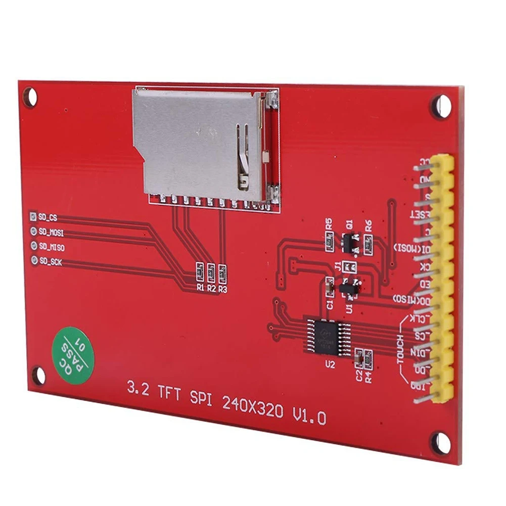 3.2 Inch 320X240 Spi Serial Tft Lcd Module Display Screen with Contact Panel Driver Ic Ili9341 for Mcu