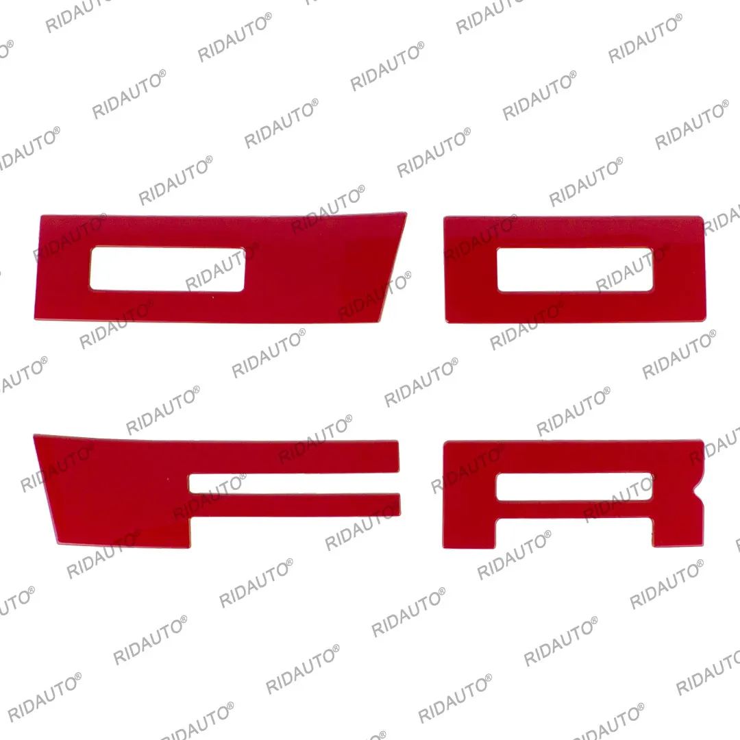 4 Letters Black White Red for Modified Aftermarket Raptor Grill Grille Fit For RANGER 2012 2013 2014 T6 PX1 DIY Upgrade