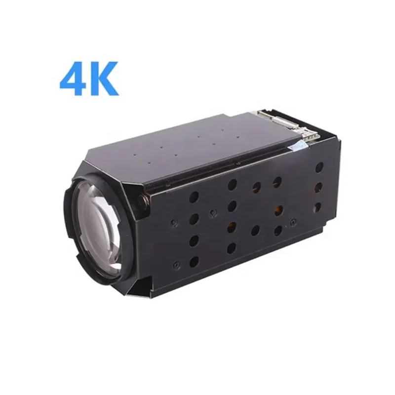 Low light illumination Long Range Optical Digital Zoom Detection IP Camera 4K HD 8MP 52x H.265 BOX Camera