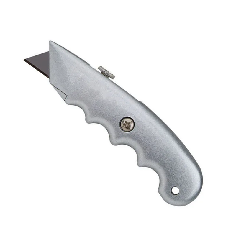 سكّين متعدّد الاستخدامات قابل للسحب على شكل يد مقبض غير قابل للانزلاق صندوق سكين قطع الورق لقطع أداة السجاد الجلدي المطاطي السميك #1