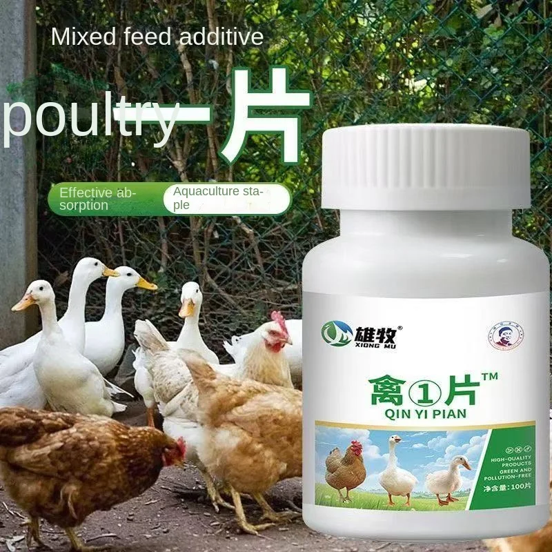 Huhn, Ente, Gans, Taube, spezifisch für Geflügel, steht still, isst nicht, Durchfall, 100 Tabletten