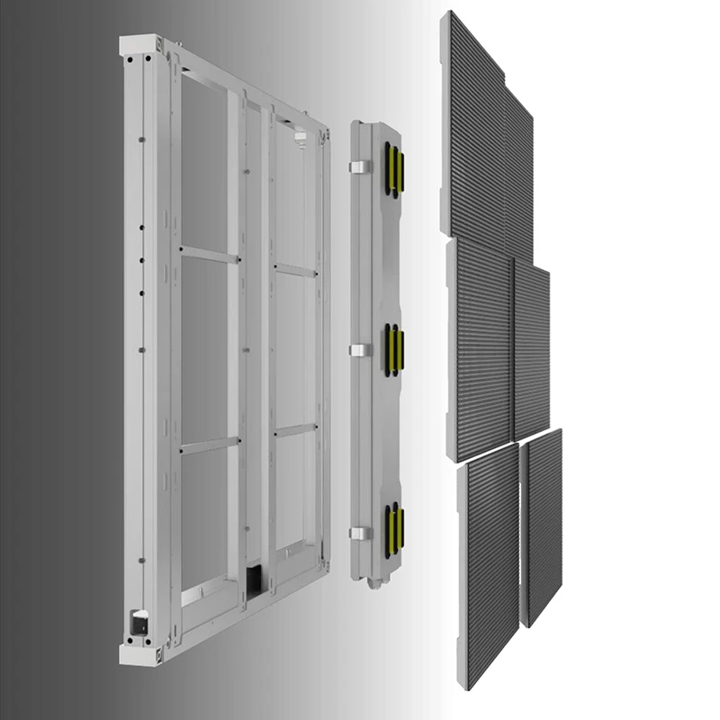 لوحة عرض حائط فيديو LED خارجية متينة للتركيبات على المدى الطويل #2
