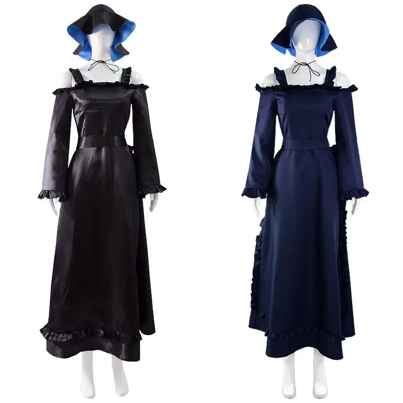 

Аниме «Пуцерт смерти и его горничной», платья из сплава, шляпа, женский костюм, Хэллоуин, косплей, одежда по индивидуальному заказу Алисы, tt9]