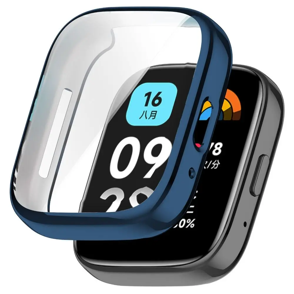 Smart Shell Protetor para Redmi Watch, TPU Case, Bumper Case, Full Cover Screen Protector, Watch 3 Acessórios Ativos, Novo