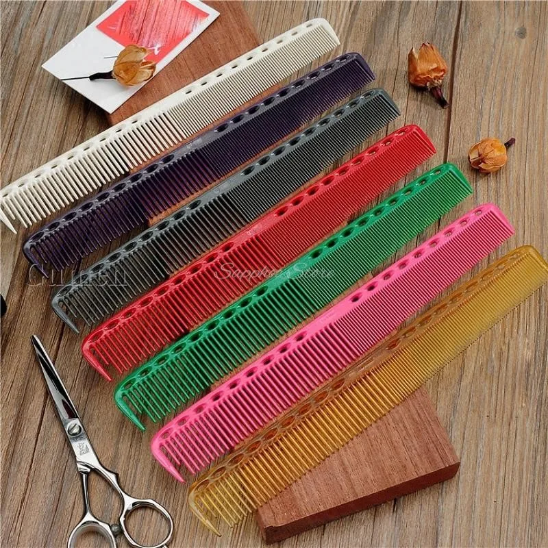

Japanese 335 Professional Double Sided Hair Cutting Comb 21.5cm Barber Shop Resin Heat Resistant Anti-static For Salon Styling