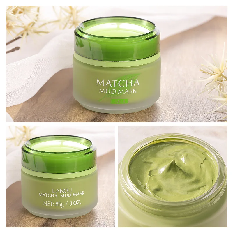 قناع LAIKOU Longjing Matcha منعش للترطيب والترطيب