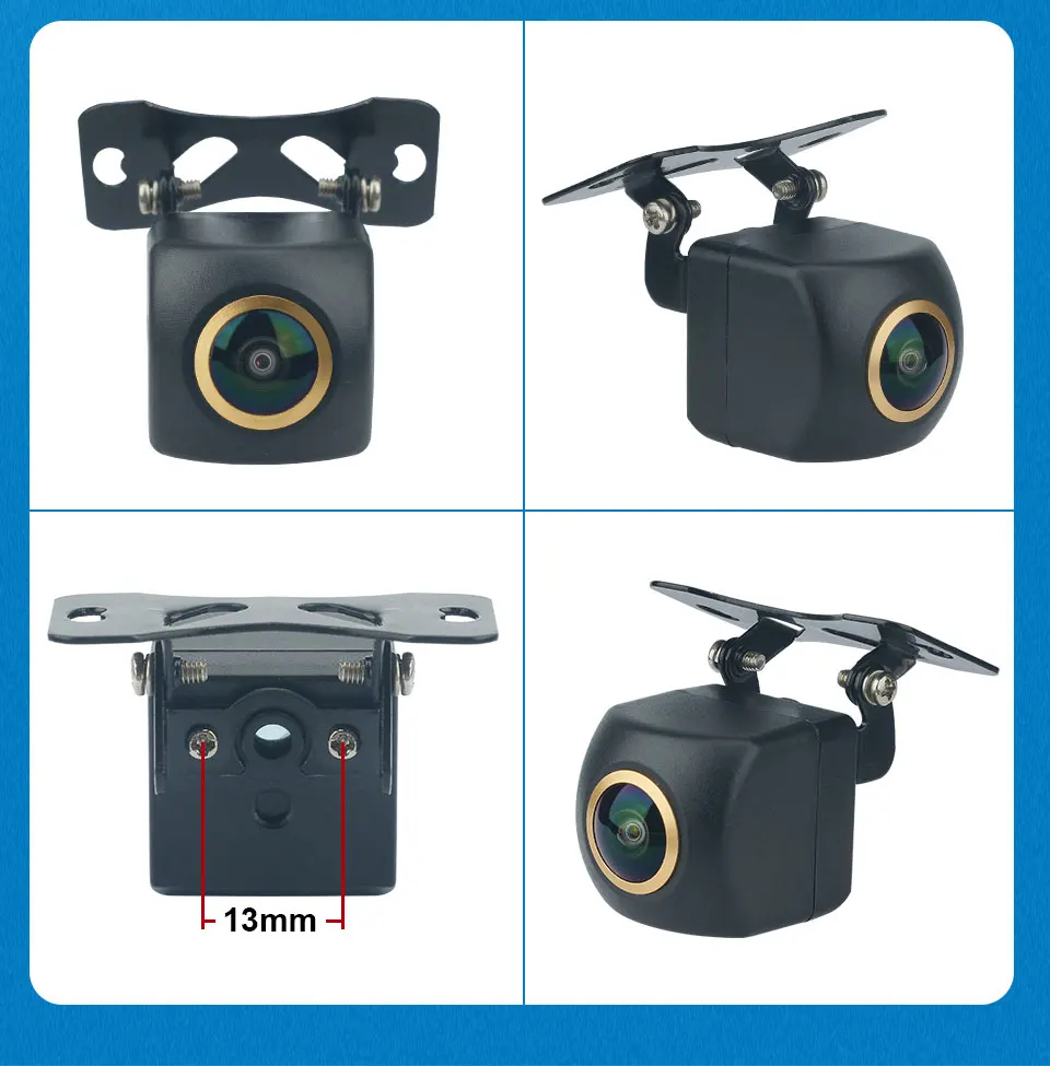 170 ° Fisheye Objektiv Sony Full HD AHD 1080P CVBS Nachtsicht Wasserdichte Fahrzeug Rückansicht Rückfahrkamera Auto Kamera – Detail 12