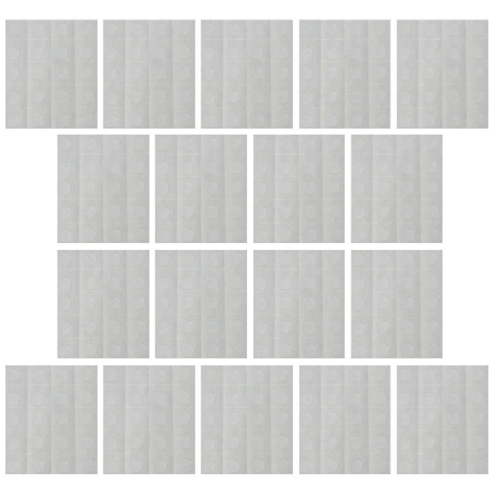 60 Sheets Dispensing Double Sided Tape Adhesive Craft Clear Tape Double Sided Dot Stickers Reusable Removable Pcs