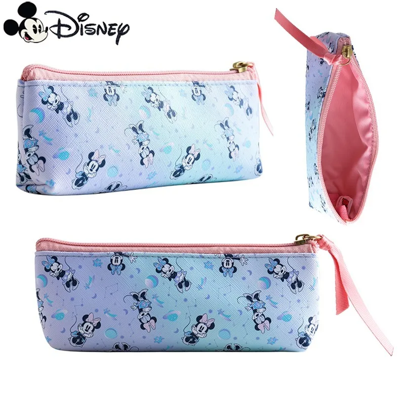

Милые сумки для карандашей в стиле Диснея Минни Маус, школьные принадлежности, сумка для хранения канцелярских принадлежностей, милые Мультяшные пеналы для девочек, подарки