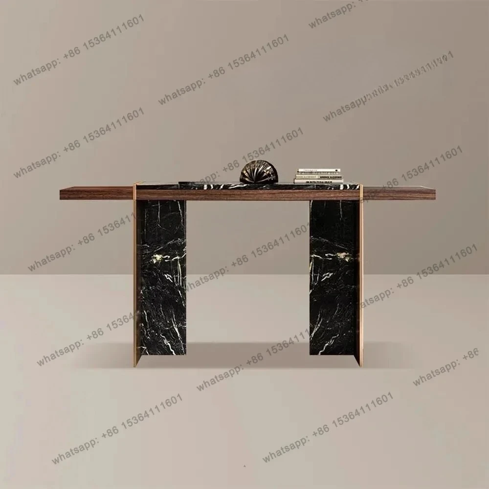 Retro entrance table light luxury high-end entrance table entry entrance storage table corridor decoration plan