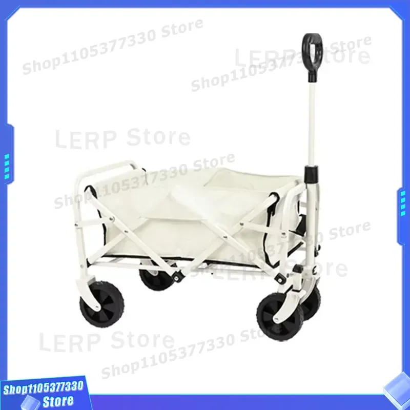 Custom Folding Wagon for Kids Outdoor Waterproof Oxford Cloth Trolley Multi Function Shopping Cart Light Weight Camper Pull