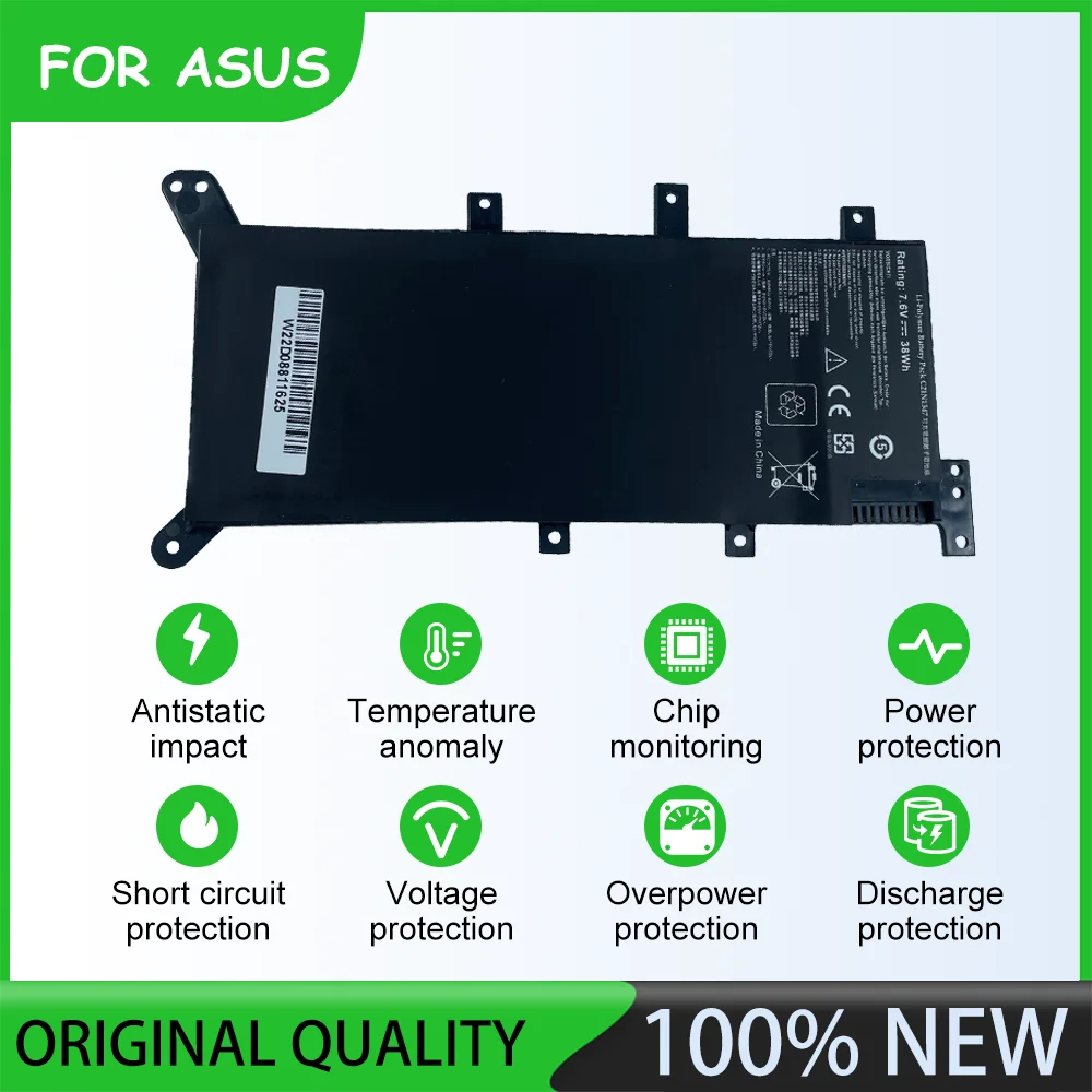 7.6V 38Wh X555 Laptop Battery For  ASUS X555 Series ASUS X555L Series ASUS X555LA Series ASUS X555LB