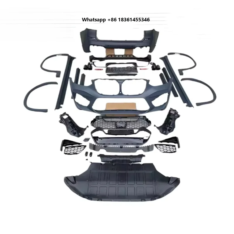 

For Front and Rear Bumpers, Upgrading Old Models to New Models of Surrounds 2018-2021 X3, G08 X3M Body Kit STLF Suitable