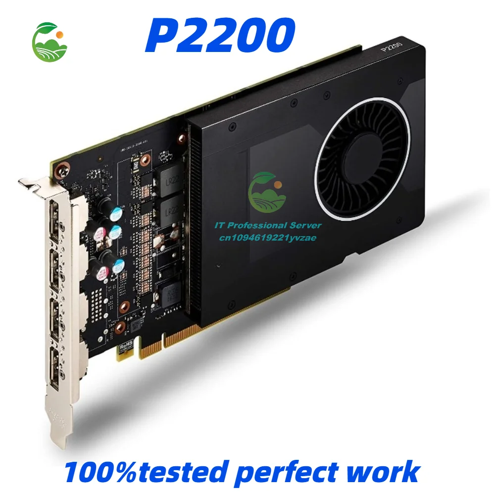 P2200 Graphics Card 5GB GDDR5 4K Multi Screen Professional GPU with Warranty