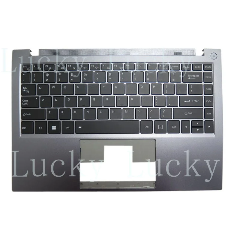 f   Grey PalmRest&US Backlit Keyboard For IPASON Smartbook D1 A135KB103 English