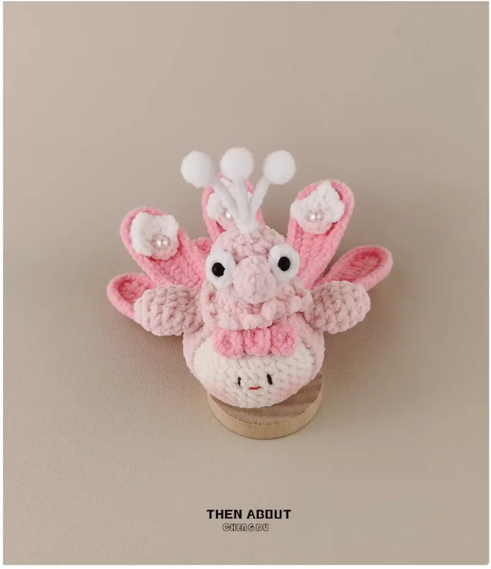 Super cute peacock doll healing system desktop ornaments doll luxury niche.