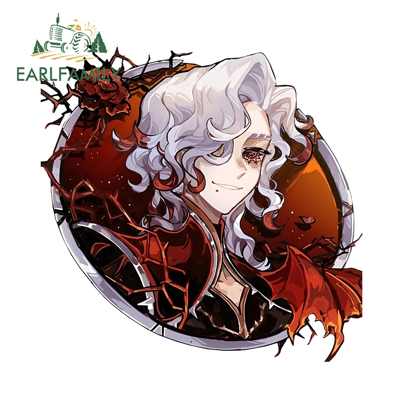 EARLFAMILY Identity V Knight Car Stickers Cool Game Character Decal Creative Personality Helmet Car Air Conditioner Decor