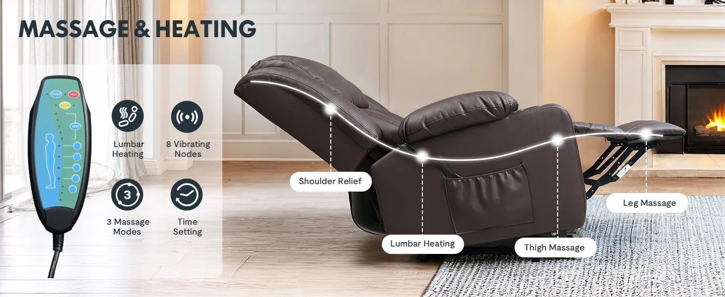 power lift recliner chair for elderly