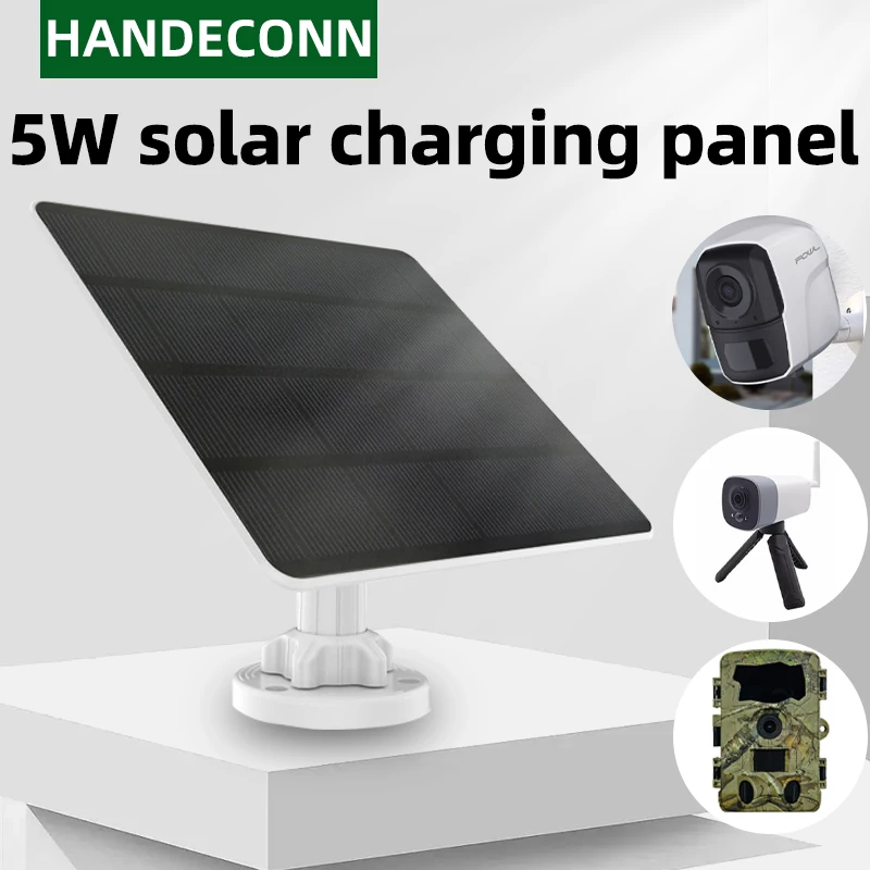 

Type C Interface, 3W Solar Panel Charging, Low Power Consumption Security Monitoring Doorbell Camera, Solar Powered
