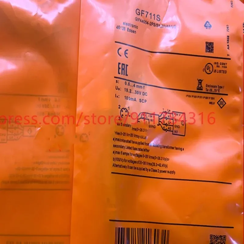 2pcs New High Quality Ifm Proximity Switch GF711S Plug-In PNP Normally Open And Normally Closed Inductive Sensor