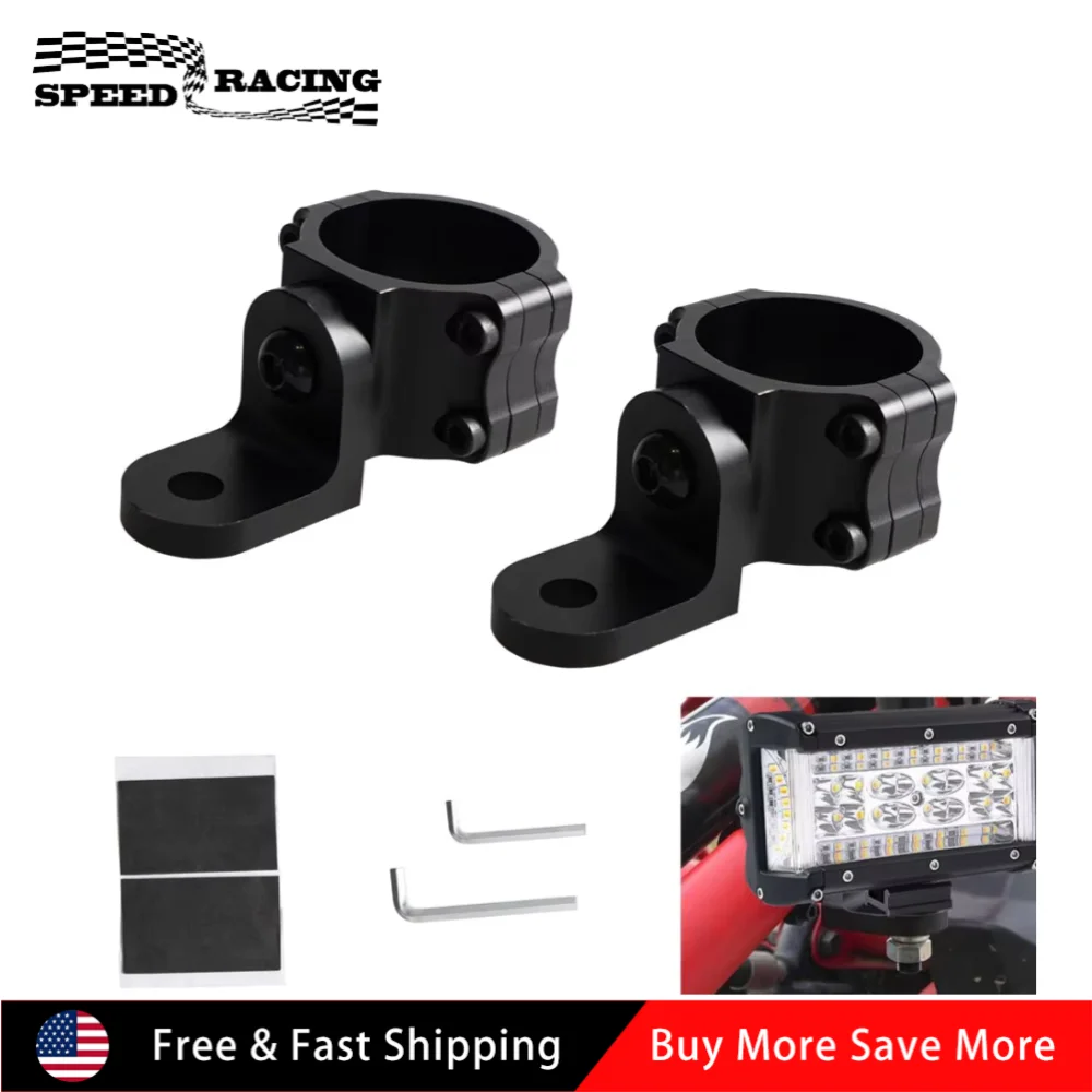 2개입 내구성 있는 UTV 휩 마운트 플래그 휩 라이트 마운트 1.75인치에서 2인치 롤바 케이지용 RZR 900 1000 XP 매버릭 X3 커맨더 블랙