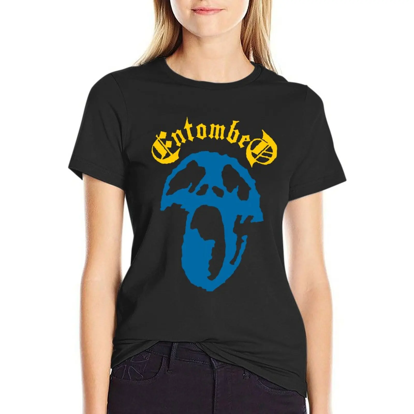 

Entombed For Fans T-Shirt animal print plus size tops female tshirts woman