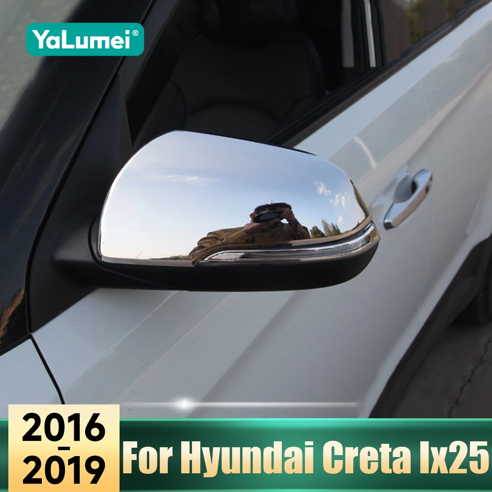

Для Hyundai Creta IX25 2016 2017 2018 2019, боковая крышка зеркала на дверь автомобиля, накладка на зеркало заднего вида, декоративные аксессуары