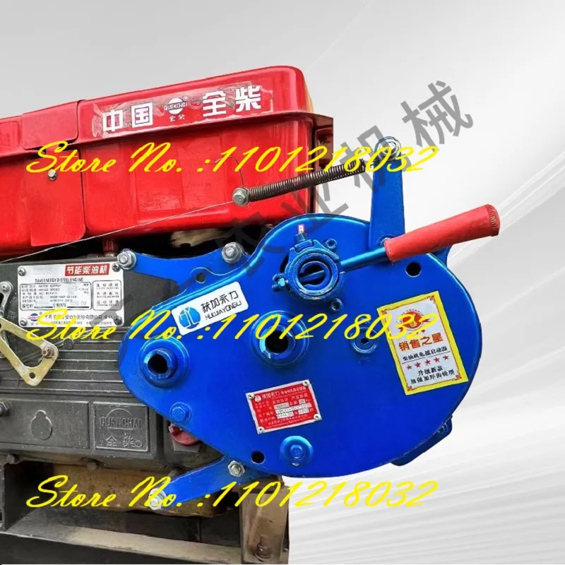 Single cylinder diesel engine starter without Shake hands and battery motor,for ship generator tractors,Most effortless