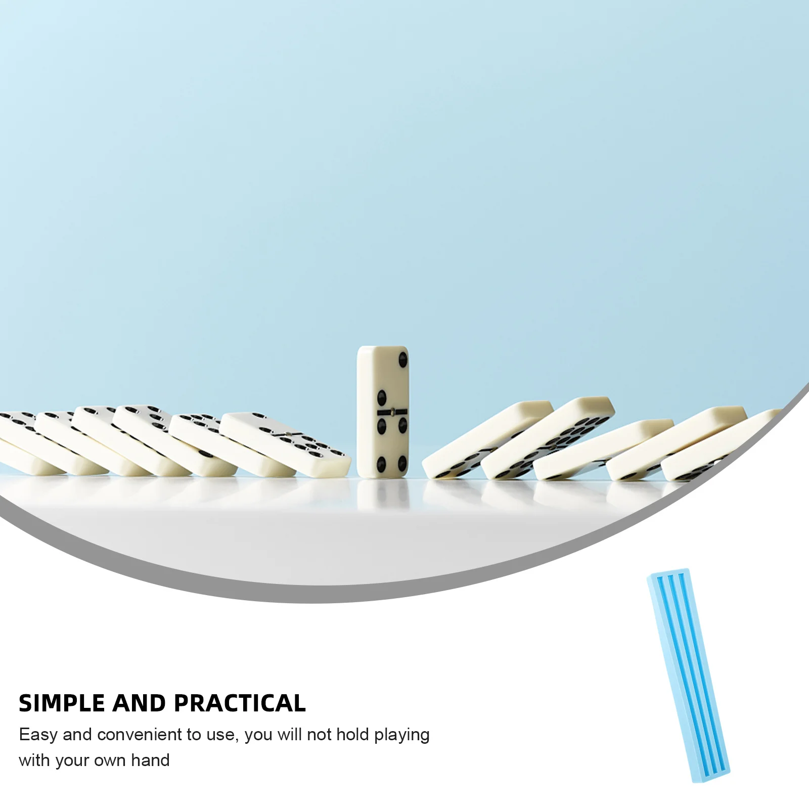 Siliconen Domino Rack Duurzame displaystandaard voor bordspelorganisator Multifunctionele ladehouder Gamingaccessoires