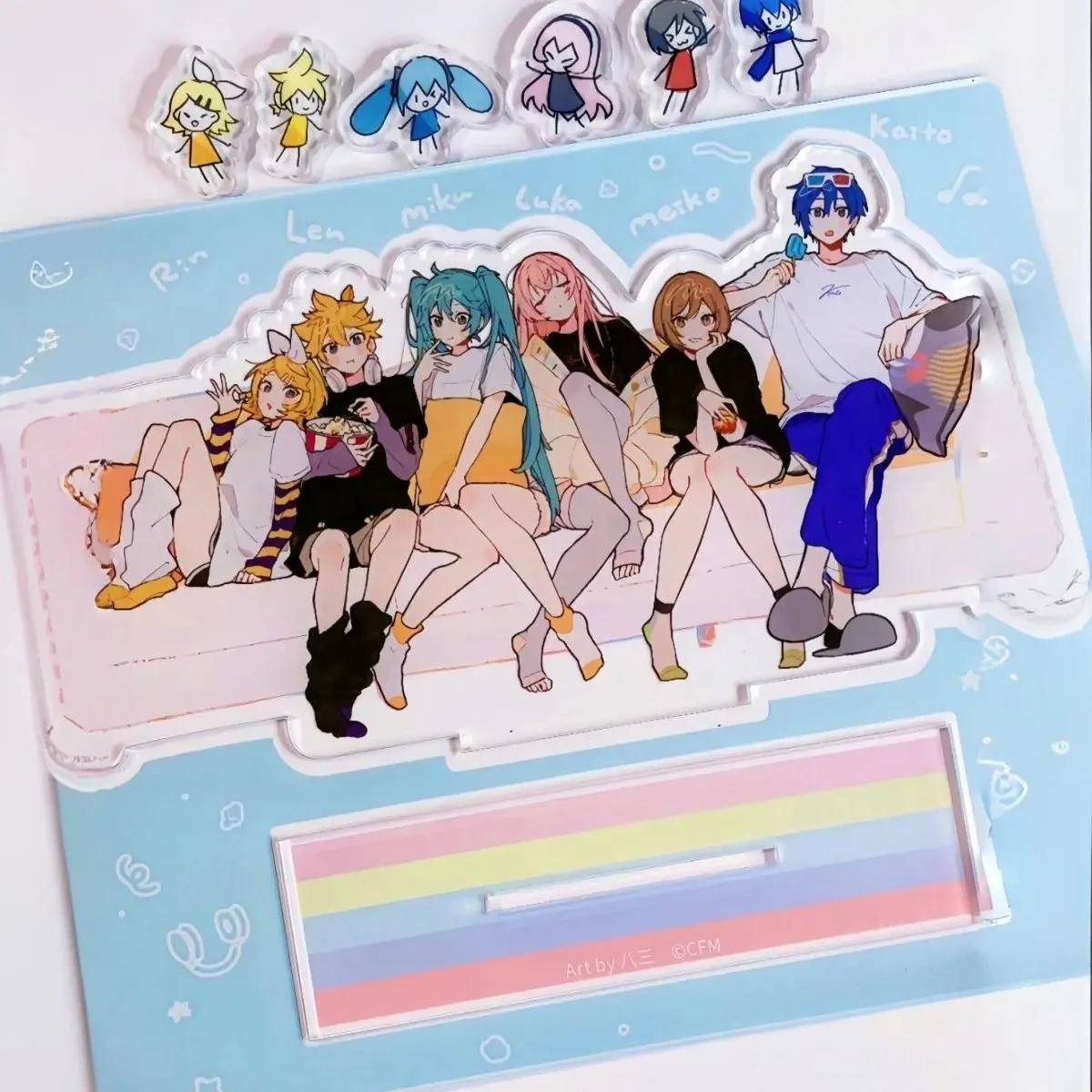 

Piapro Characters Acrylic Standing Sign Kagamine Len Virtual Singer Peripheral Cute Cartoon Desktop Ornament