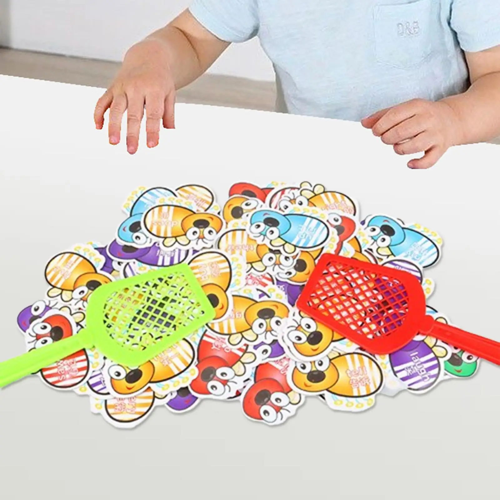 Math Games Word Games Fly Swatter Toy Teaching Activities DIY Kindergarten Kids