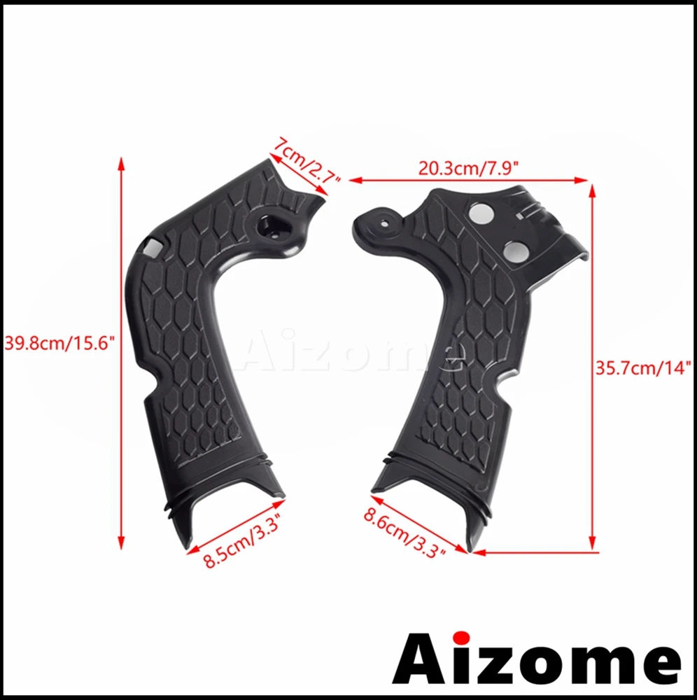 Motocross X Frame Guard For Honda CRF 250 300 450 R RX 250R 250RX 300RX 450R 450RX Crash Cover X-Grip Frame Protector 2017-2019