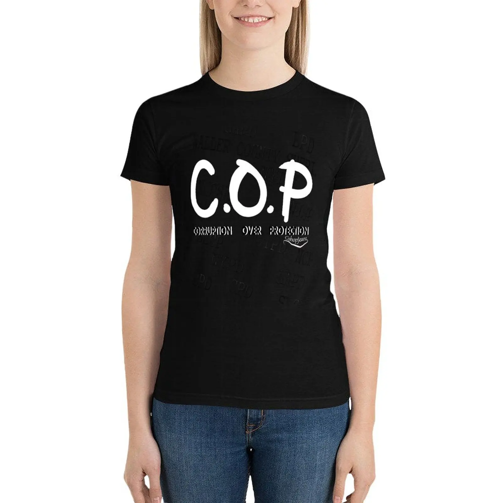 

C.O.P T-Shirt Aesthetic clothing hippie clothes Woman T-shirts