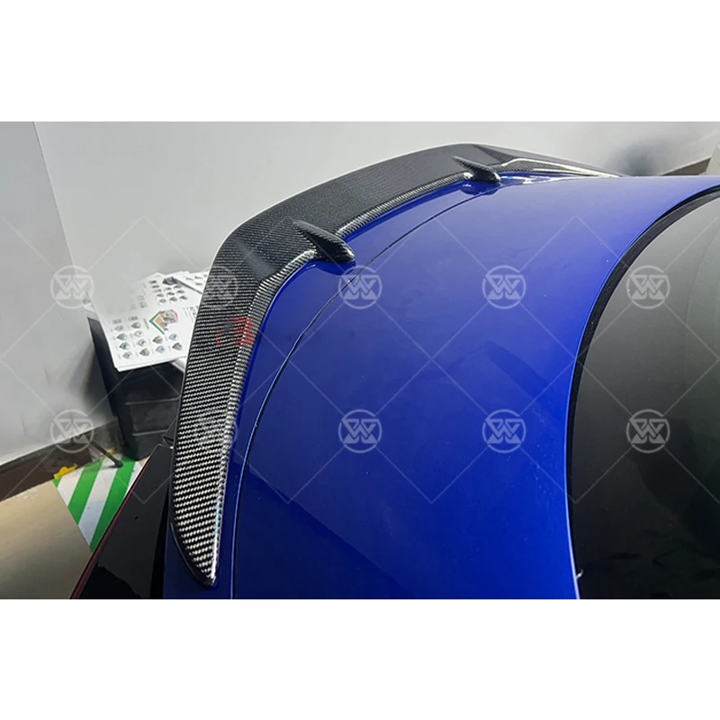 

For Toyota GR86 Subaru BRZ STI Style carbon fiber splitter Tail fins ducktail rear spoiler wing racing trunk wing splitter Auto