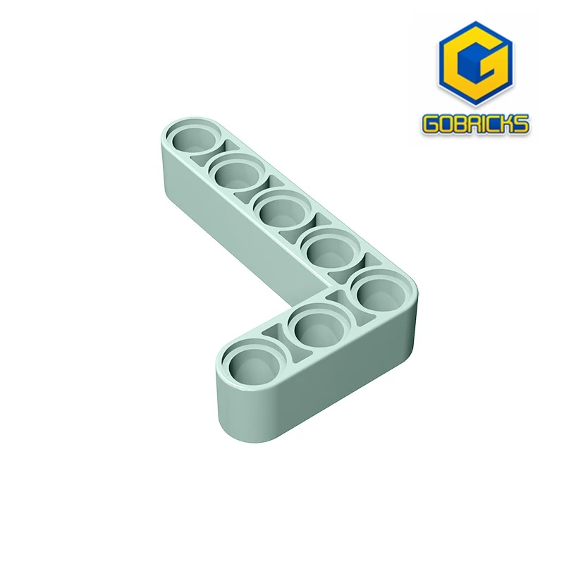 Gobricks GDS-675 Technical, Liftarm, Modified Bent Thick L-Shape 3 x 5   compatible with lego 32526  pieces of children's toys