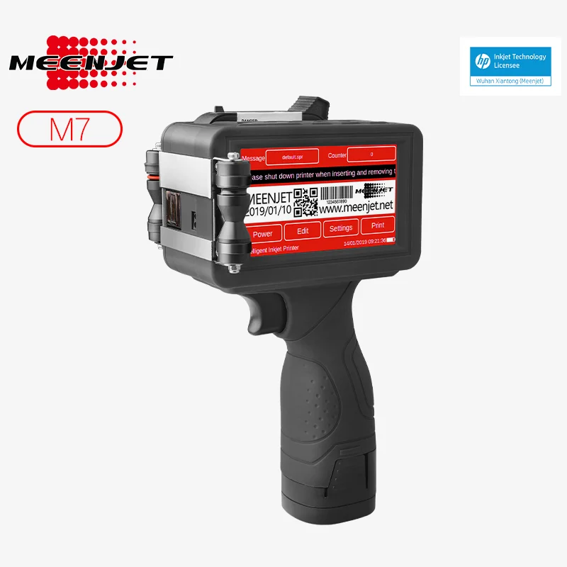 

M7 Manual Inkjet Printer for Date/Barcode/QRcode/Serial Number/Image Printing on Almost Any Surface