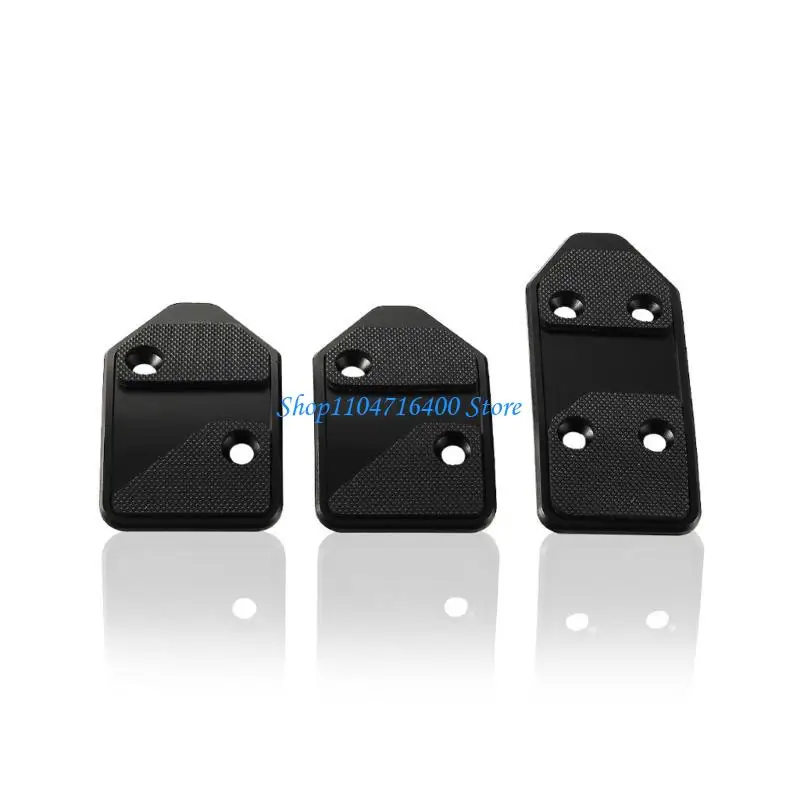 y1gd High Performances Aluminum Footrest Cover Protector For Improved Stability And Safety On Terrains With Easy Maintenance