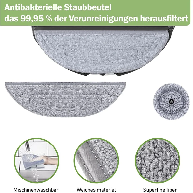A01M-For Roborock S8 Maxv Ultra جهاز آلي لتنظيف الأتربة فرشاة جانبية رئيسية فلتر Hepa ممسحة منصات أكياس الغبار استبدال أجزاء