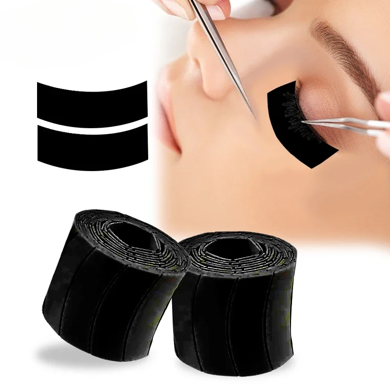 UV LED lash extension use black foam eye pads Anti UV eye patches roll