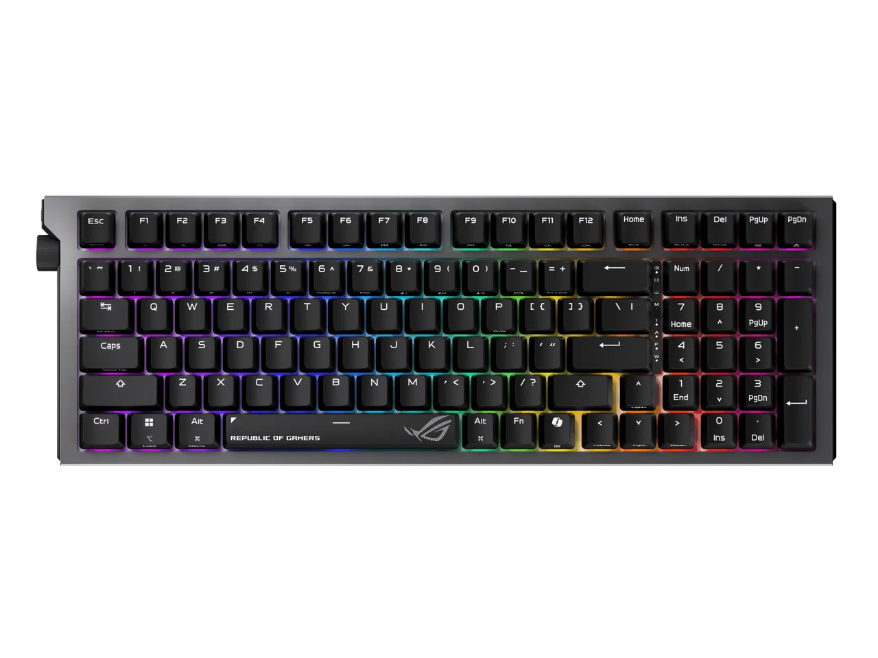 ASUS ROG Strix Morph 96 Wireless Gaming Keyboard, Mechanical Switches, 2.4GHz/Bluetooth, Compact 96% Layout, RGB, PC