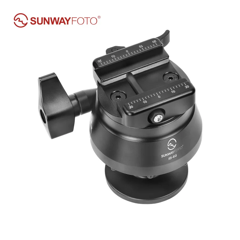 SUNWAYFOTO IB-60 Inverted Ball Head for Hunting Tripod,Load 55lb(25KG)