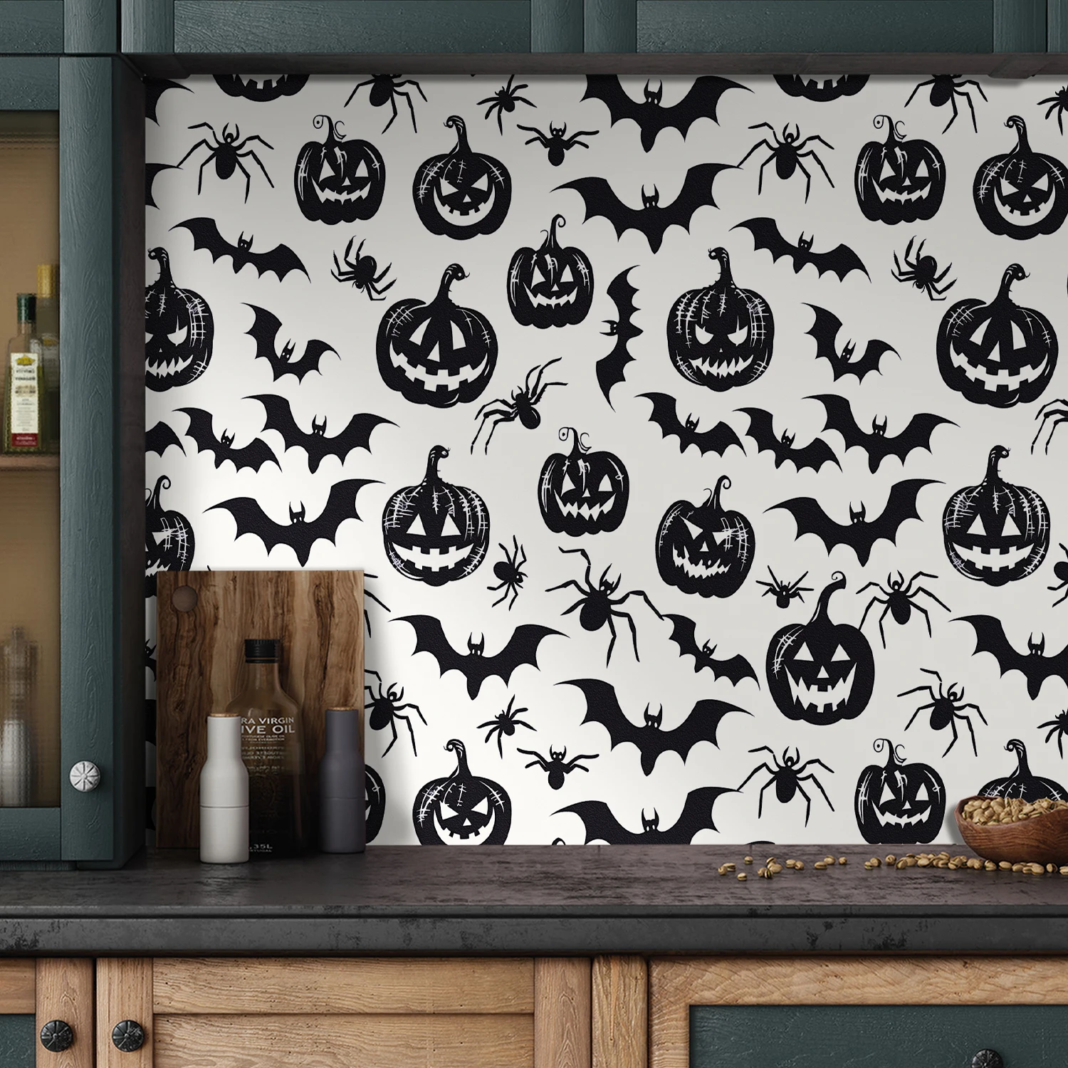 

Halloween themed ghost PVC wall stickers, waterproof and moisture-proof decorative stickers