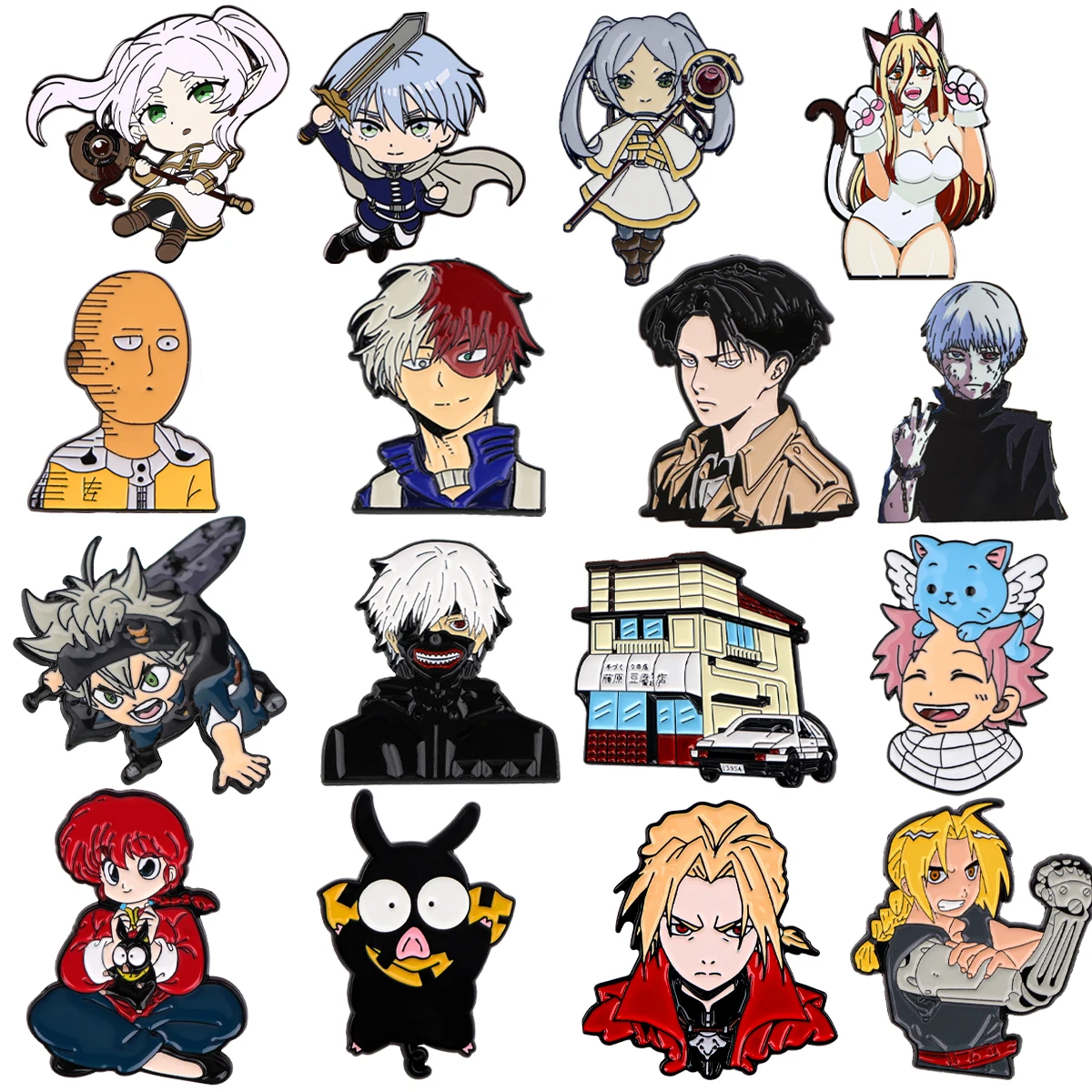 

Anime Lapel Pins Cool Men Enamel Brooches For Backpacks Badges Women Jacket For Clothing Badges Accessories Jewelry Gifts