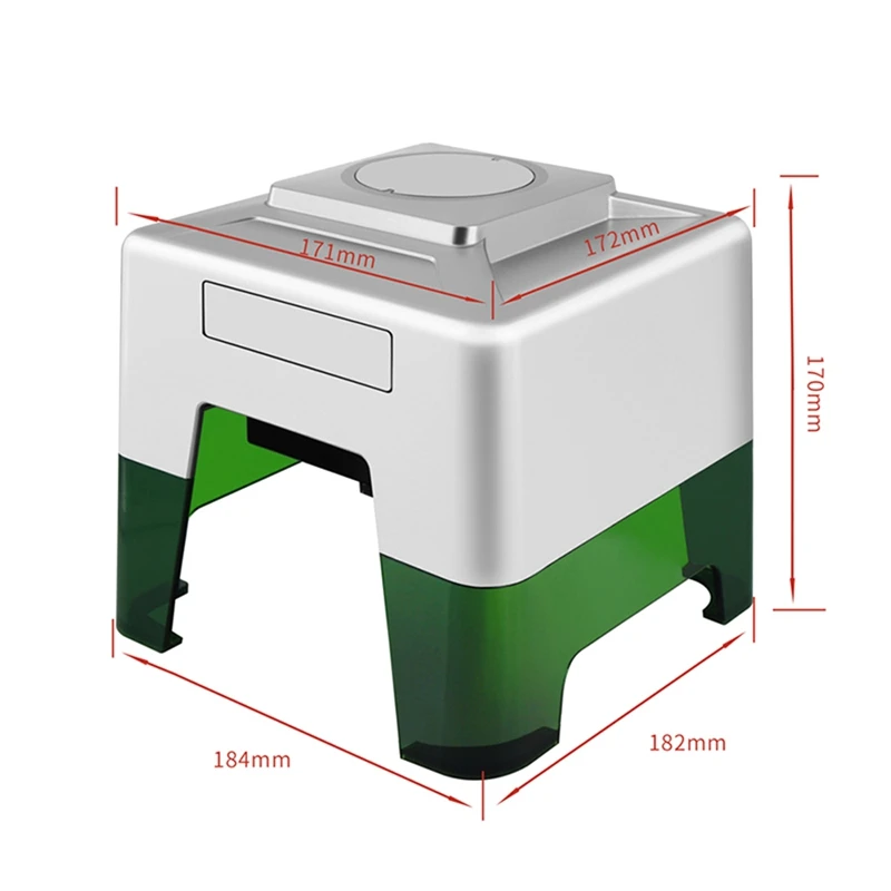 Mini máquina de gravação a laser, 1.6W, poder, para madeira, Wireless BT, App Control, presente de aniversário, DIY