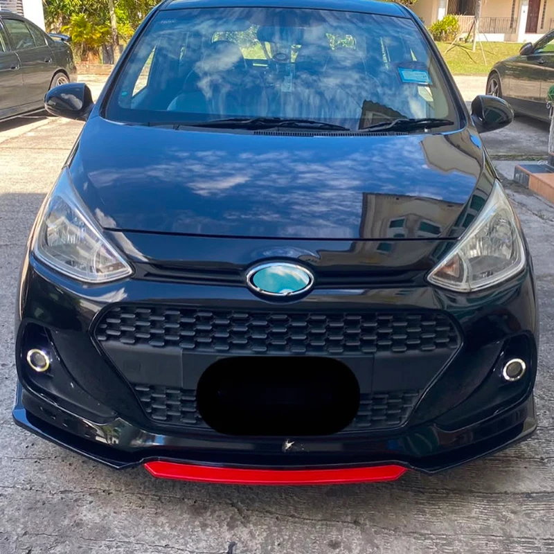 

For 2007-2025 Year Hyundai i10 ABS Front Diffuser Lip Bumper Splitter Accessories Body Kit