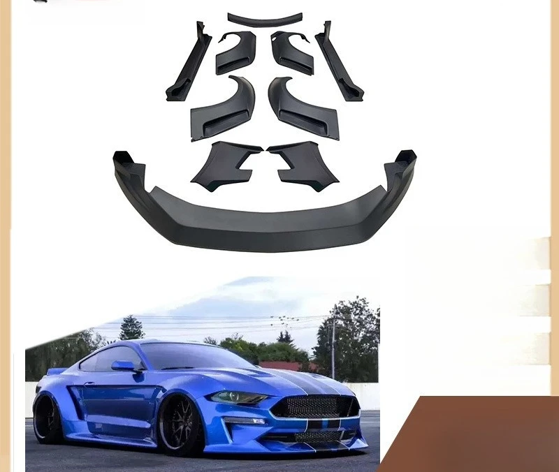 Resin Body Kit For Ford Mustang 2018-2021,Front Bumper Car Accessories,Durable Resin Material,Easy Installation,High Quality Fit