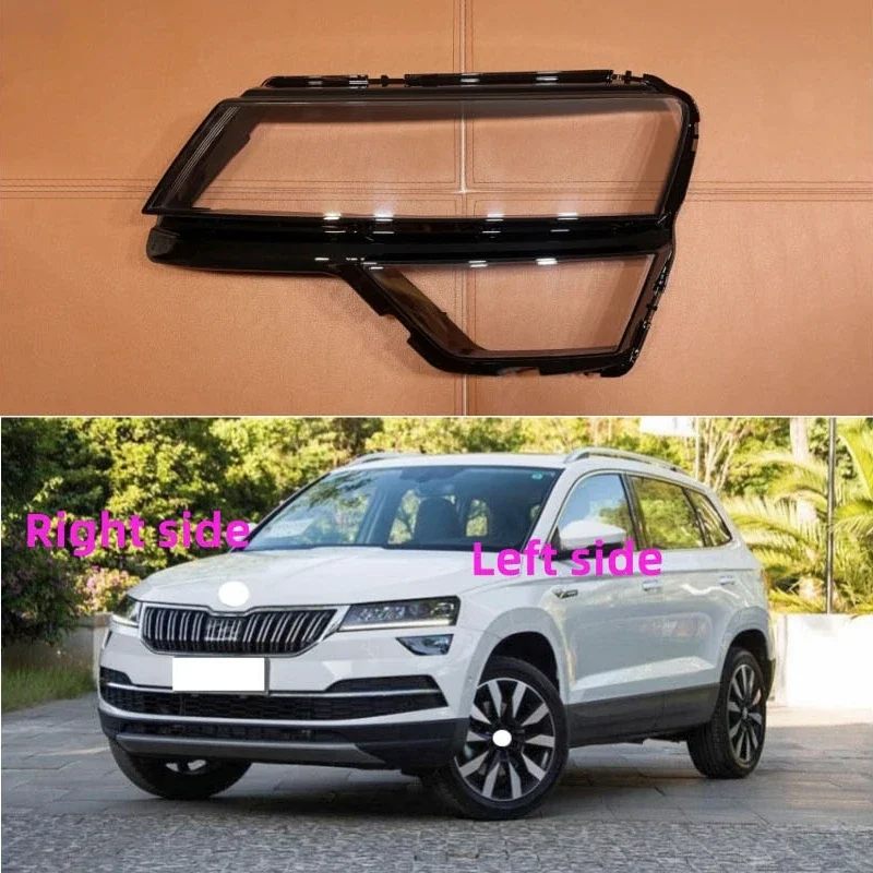 

For Skoda Karoq 2018 2019 2020 2021 Car Headlight Shell Headlight cover Headlamp Lens Headlight Glass Auto Shell Cover